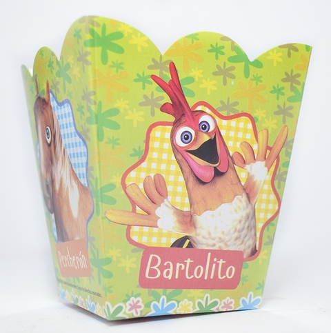 Cajita Pochoclera La Granja de Zenon x 6 u Otero - Juanalalo Cotillon
