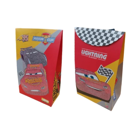 Bolsitas De Papel c/cierre de Personaje Cars x 8 U.