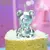 Imagen de Vela Osito Bear Metalizado