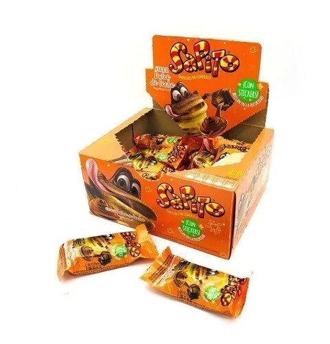 Caja chocolate sapito Dulce de leche x 12 u.