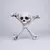 Adorno Calavera Cruz Ojos Luz Sonido Halloween - comprar online