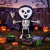 Inflable Esqueleto fantasma 1.2 Mts Con Luz Led Halloween Deco en internet