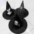 Sombrero Gorro Bruja Estampado Telarañas Calabaza Halloween - Juanalalo Cotillon