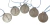 Medallas Campeones del Mundo x 5 Seleccion Argentina - comprar online