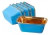 Pirotines Rectangular Metalizados Color liso Reposteria X 20 U - Juanalalo Cotillon