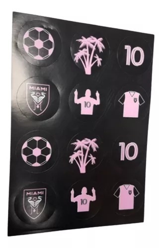 STICKERS MESSI INTER MIAMI X 24 UNIDADES
