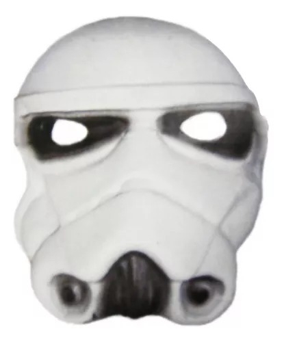 Mascara Goma Eva Star Wars Careta Halloween Cotillon