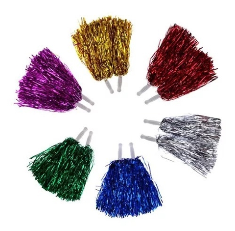 Porras Metalizadas x 10 u . Carnaval Carioca Cotillon