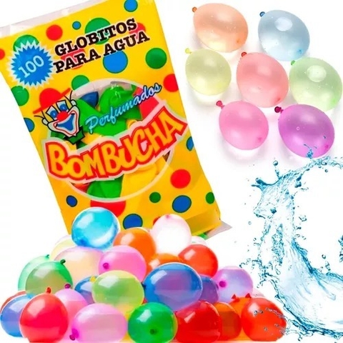 Globos de agua Bombucha X 100 U Bombitas Carnaval Juego - comprar online