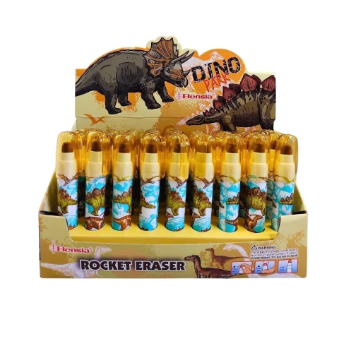 Goma De Borrar Punta Intercambiable Dinosaurio Souvenirs X 5