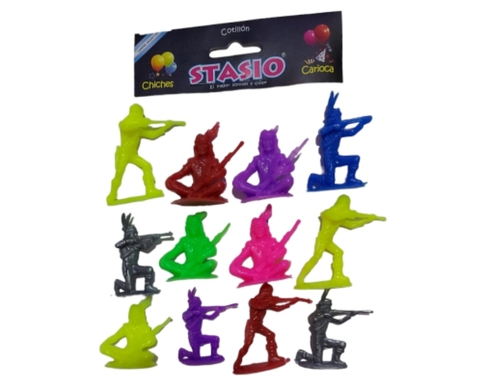 Juguetitos Indios Grande A Pie Stasio Piñata Cotillon X 12 U