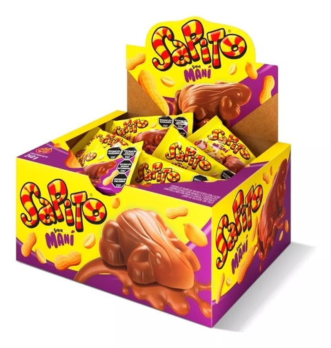 Chocolate Sapito Mani X24u 10gr Cotillon Cumpleaños