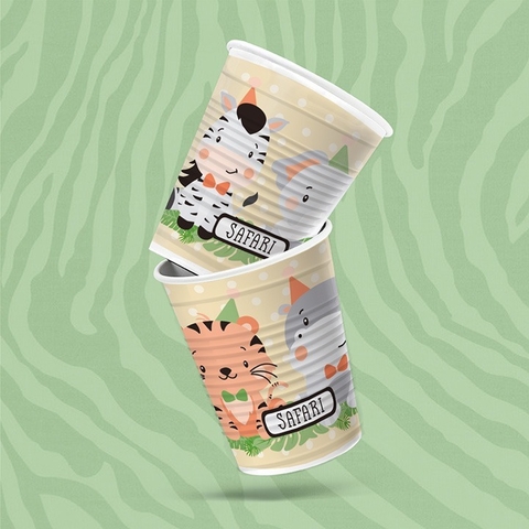 Vasos Safari x10 u Animales - comprar online