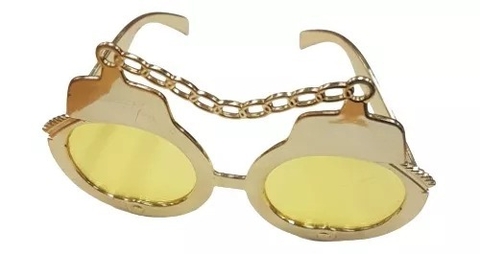 Anteojos Forma Esposas Policia Fiesta Carioca Cotillon X 1u