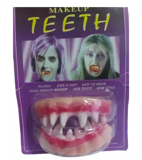 Dientes Mounstruos Goma 2389B