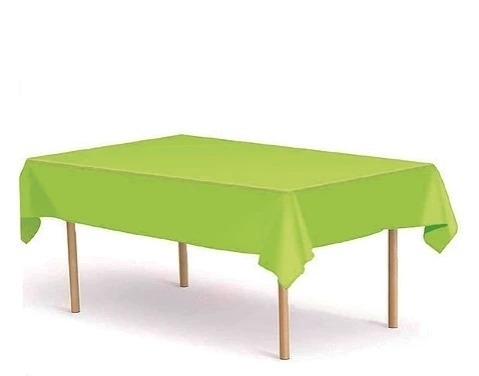 Mantel Plastico Verde 180x120 Mts Cumpleaños x 5 u.