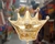 Globo Metalizado Corona Dorada Chica 30 cm - comprar online