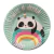 Set Tematica Panda Oso Cumple Platos y sevilletas - comprar online
