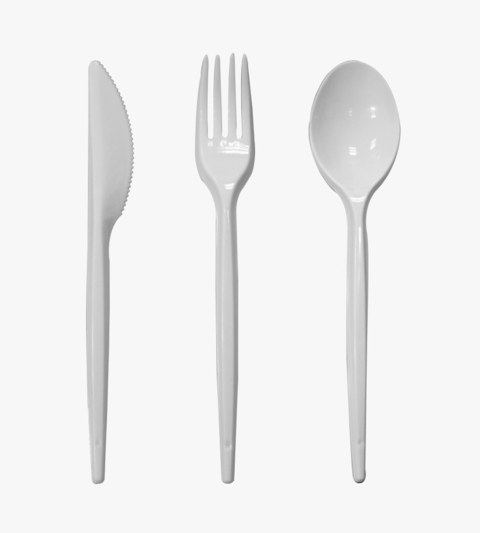 Cubiertos descartables x 20 unidades cucharas tenedor cuchillo