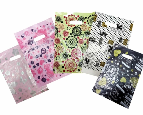 Bolsitas De Regalo Riñon 25x35cm Fantasia Plasticas X 50 U