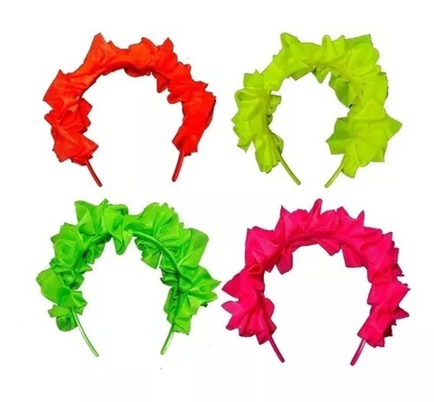Vincha Primavera Flores Fluo x 1 Carioca
