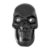 Careta Mascara Calavera Espectro Negra Plastico Halloween