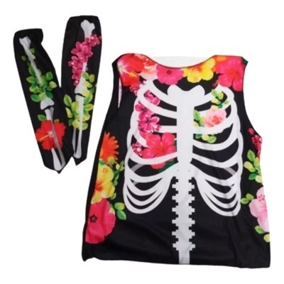 Set calavera Calaca adulto Halloween