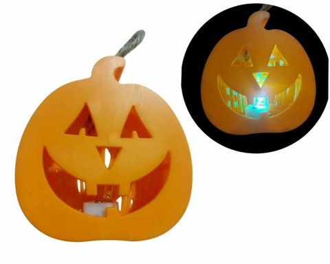 Vela Led Calabaza Calavera luminosa decoracion Colgante Halloween - comprar online