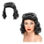 Peluca Pin Up Girl decada 40/50 accesorio para disfraz