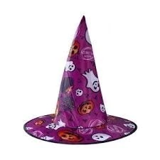 Sombrero de Bruja Estampados varios diseño Halloween - comprar online