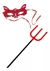 Disfraz Diablita Set Antifaz + Tridente Halloween