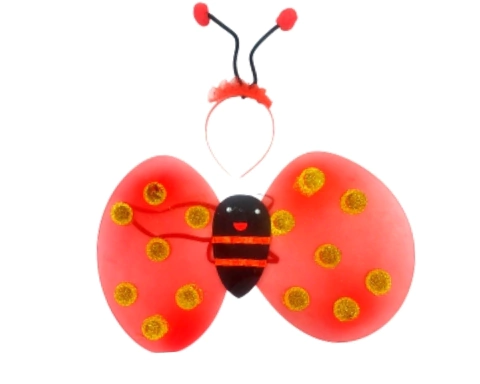 Set Disfraz Vaquita San Antonio Alas+vincha