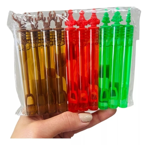 Burbujeros Navidad Souvenirs Cotillon Sorpresita x 10 unidades