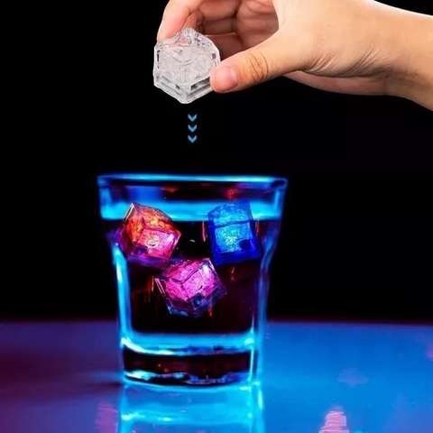 Hielo Cubito Quimico Luminoso Sumergible Neon Cod 1741