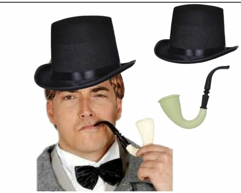 Pipa Sherlock Holmes Detective Accesorio Disfraz Cotillon - comprar online