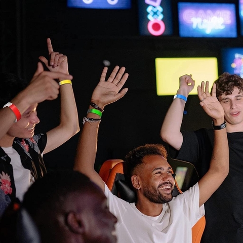 Pulsera Presinto De Identificación Tyvek Control Ingreso Vip X 100 U.