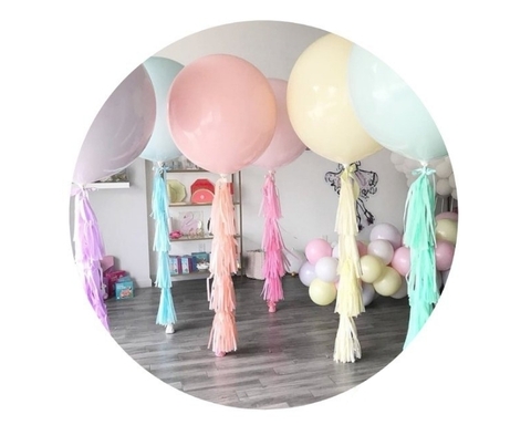 Piñata Globo Latex Lisa Color Pastel 36 " Pulgadas - comprar online
