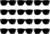 Anteojos Lentes Way Negro Cotillon Carioca - comprar online