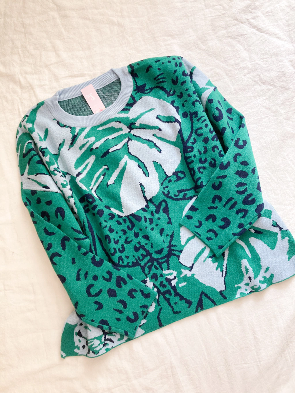 Sweater Salerno Verde/Celeste
