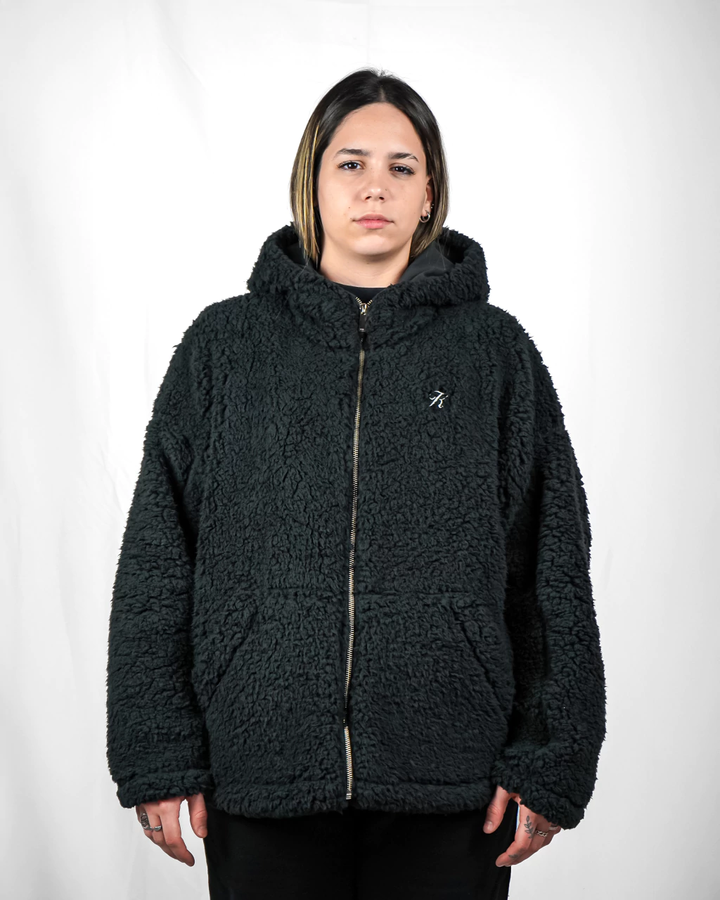 Campera Sherpa Negra