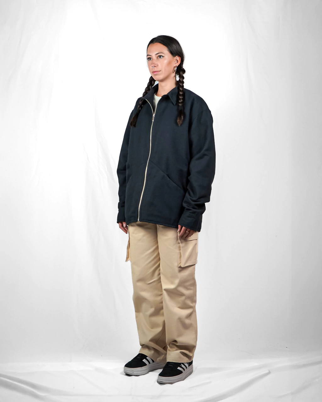 Chaqueta Viyela Negra