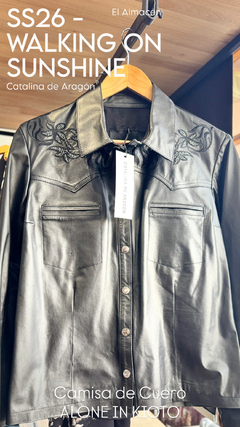 CAMISA DE CUERO ALONE IN KIOTO - comprar online