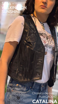 CHALECO DE CUERO PLAYGROUND