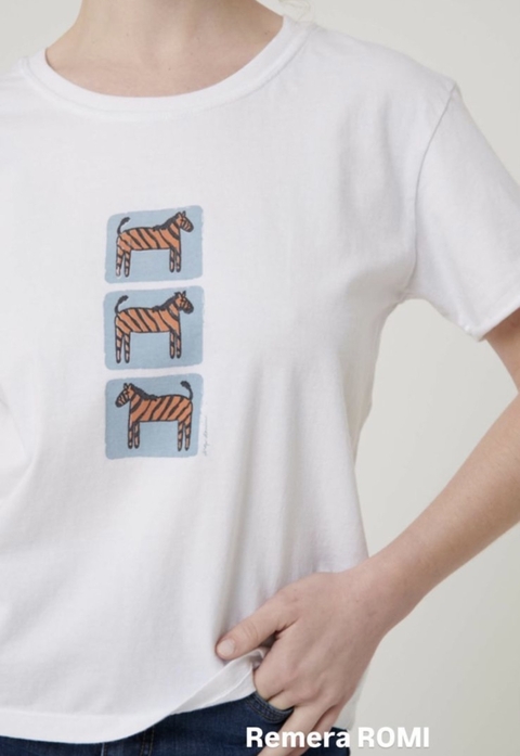 REMERA ROMI ZEBRA - comprar online