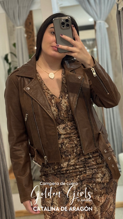 CAMPERA DE CUERO GOLDEN GIRLS - tienda online