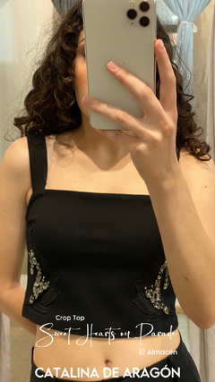 CROP TOP SWEET HEARTS ON PARADE - tienda online