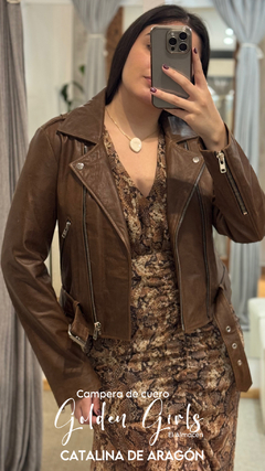 CAMPERA DE CUERO GOLDEN GIRLS - comprar online