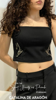 CROP TOP SWEET HEARTS ON PARADE - comprar online