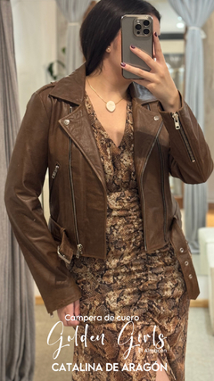 CAMPERA DE CUERO GOLDEN GIRLS - comprar online