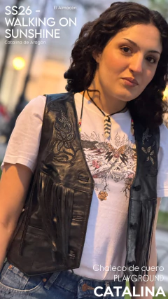 CHALECO DE CUERO PLAYGROUND - El Almacén de Adriana Kuntz